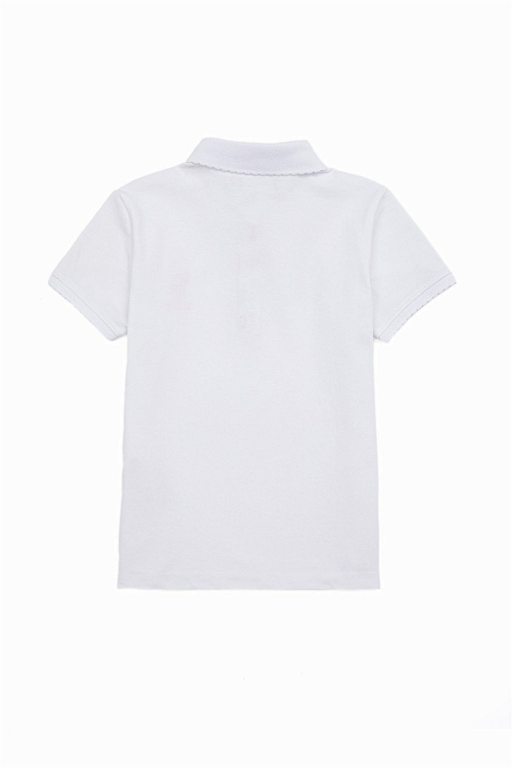 Белая футболка для девочек Basic - U.s. polo assn фото 5