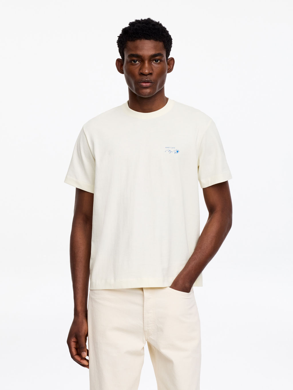 Camiseta con estampado ARKET CAF? - H&m фото 2