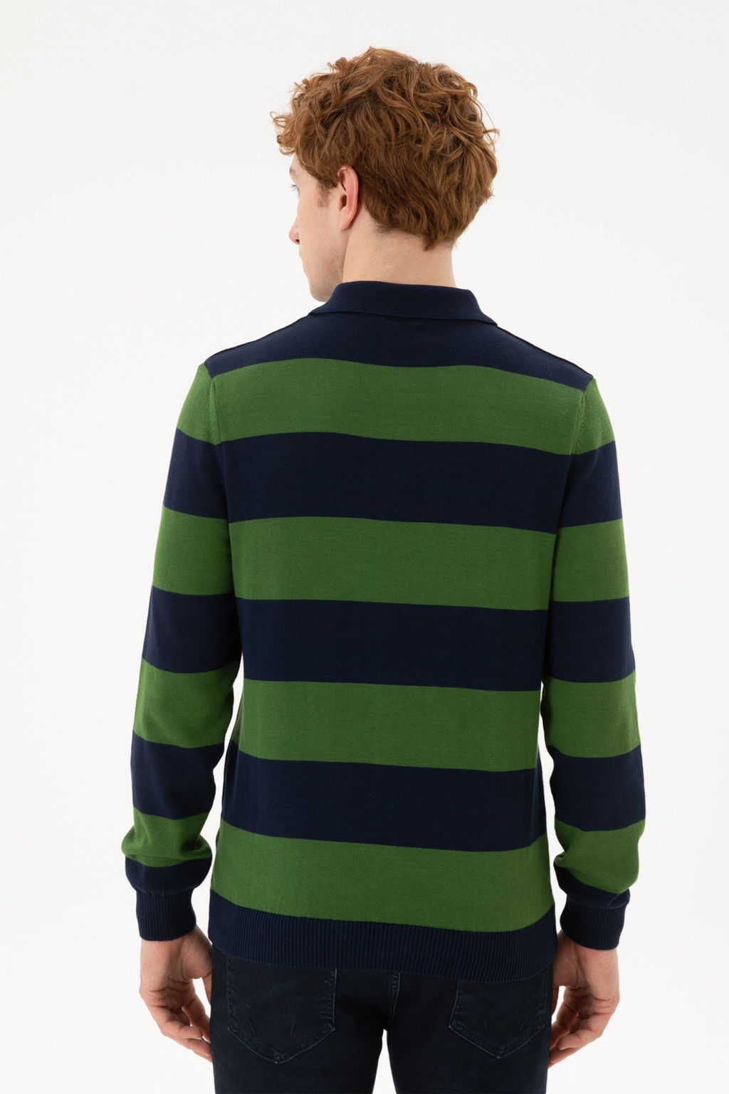 Мужской зеленый свитер - U.s. polo assn фото 19