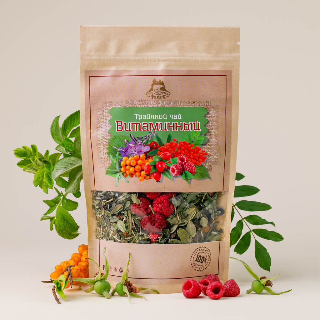 Травяной чай Витаминный/ 50г - Территория тайги фото 3