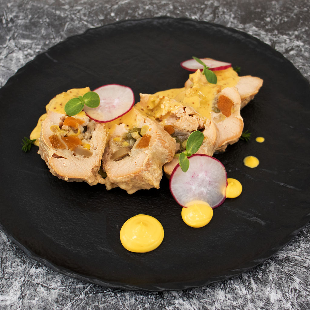 Рулет из грудки индейки с овощами Кухня от шефа / Cucina dello chef , 400г - Cucina dello shef фото 3