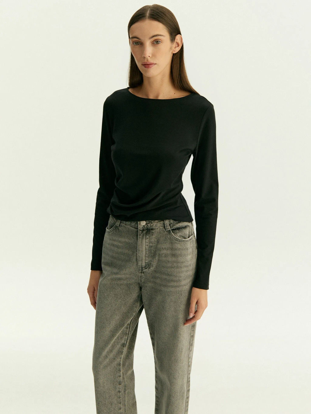 Джинсы Mom Fit 369, D369/gabbro