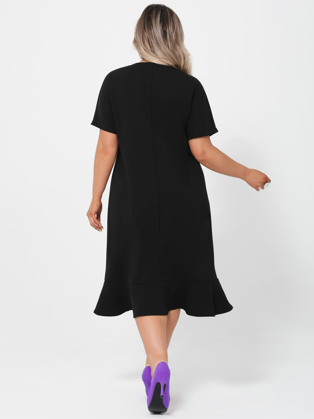 Платье 0421-1 черничный - Dora фото 18