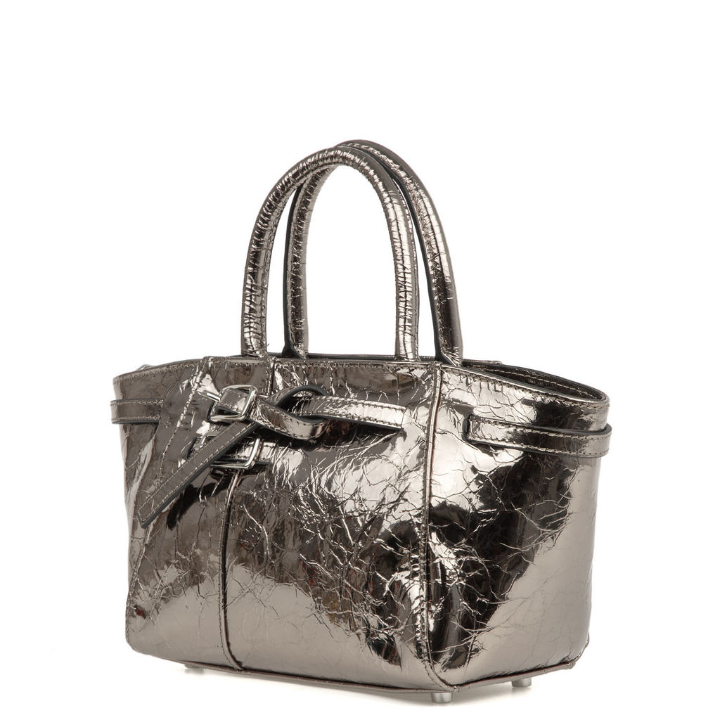 A-06190 бронзовый, Женская кожаная сумка, Barcelo Biagi