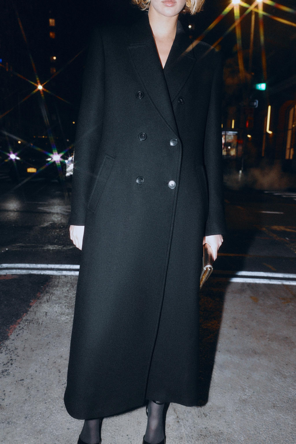 LONG DOUBLE-BREASTED COAT - Zara фото 3