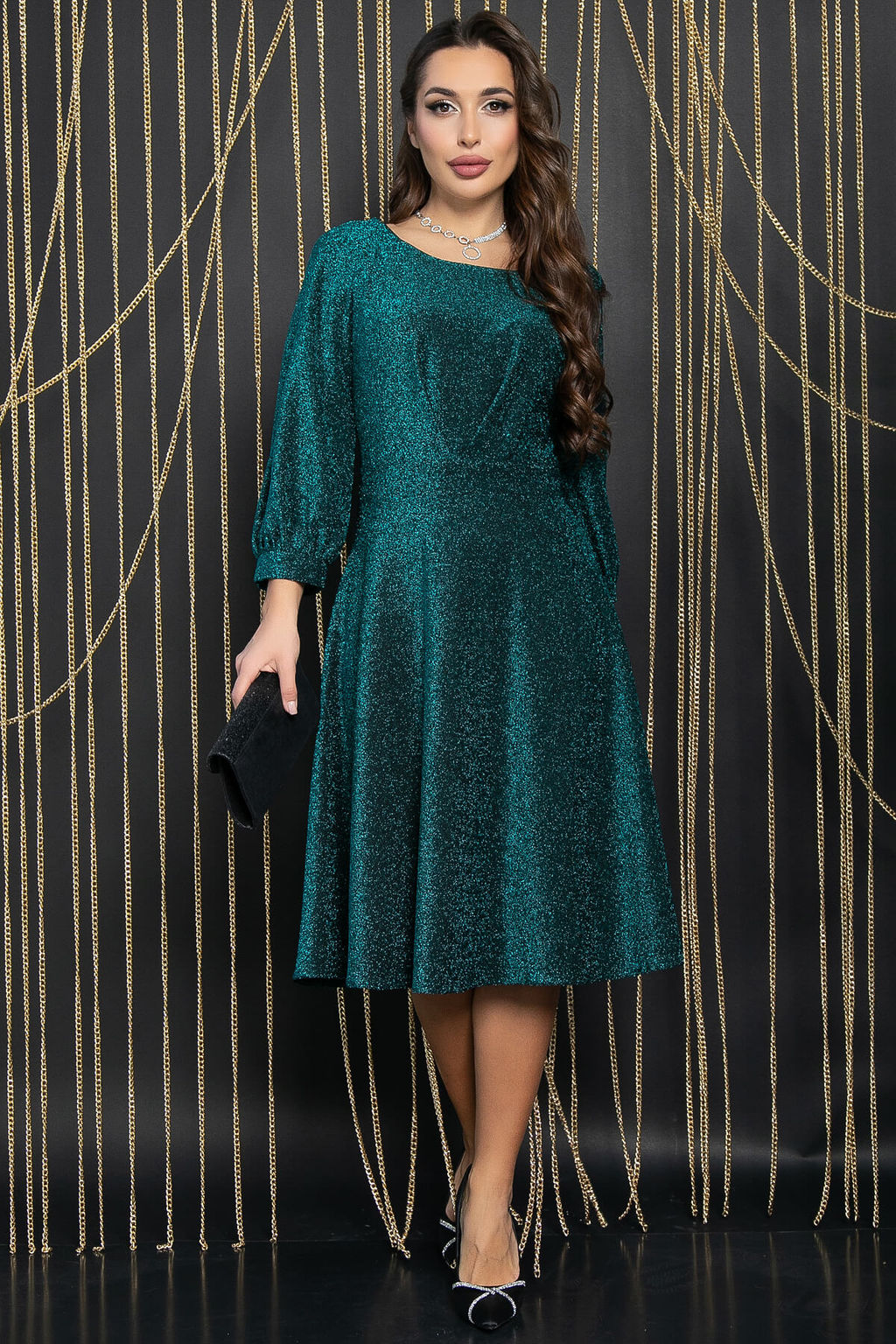 Платье Романтический вечер (бирюзовое) П11972 - Lt collection фото 4