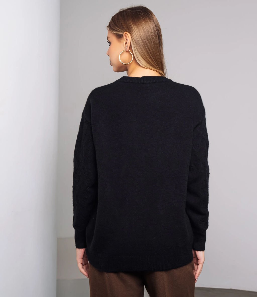 Джемпер #КТ818 (6), чёрный