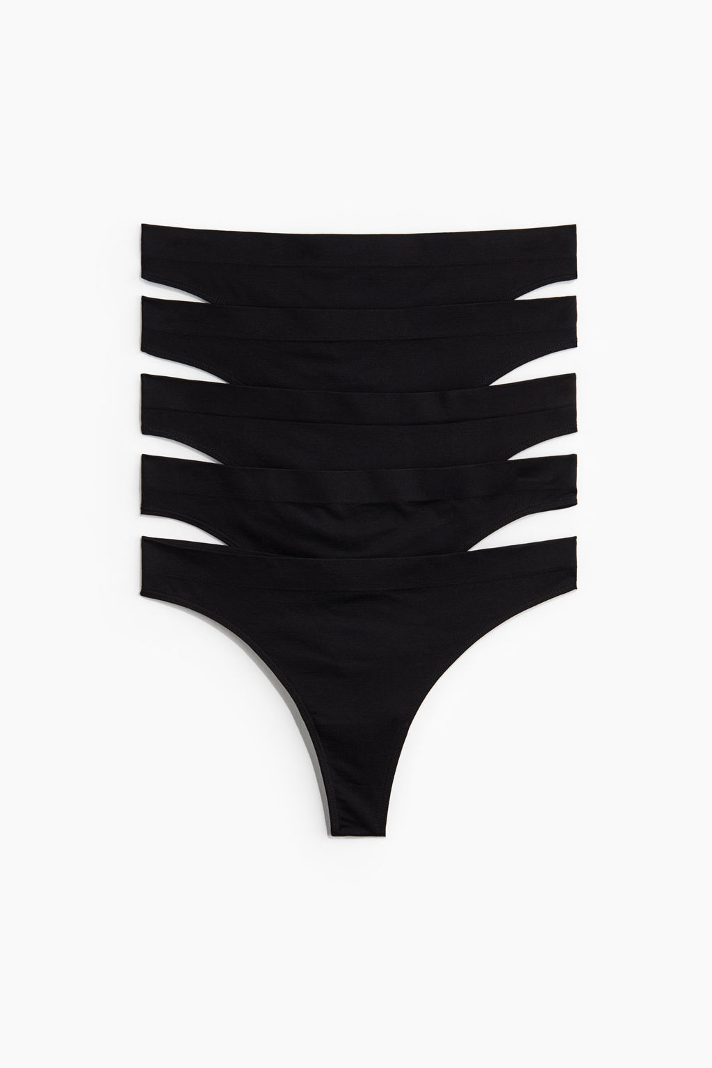 Pack 5 bragas thong Seamless - H&m фото 3