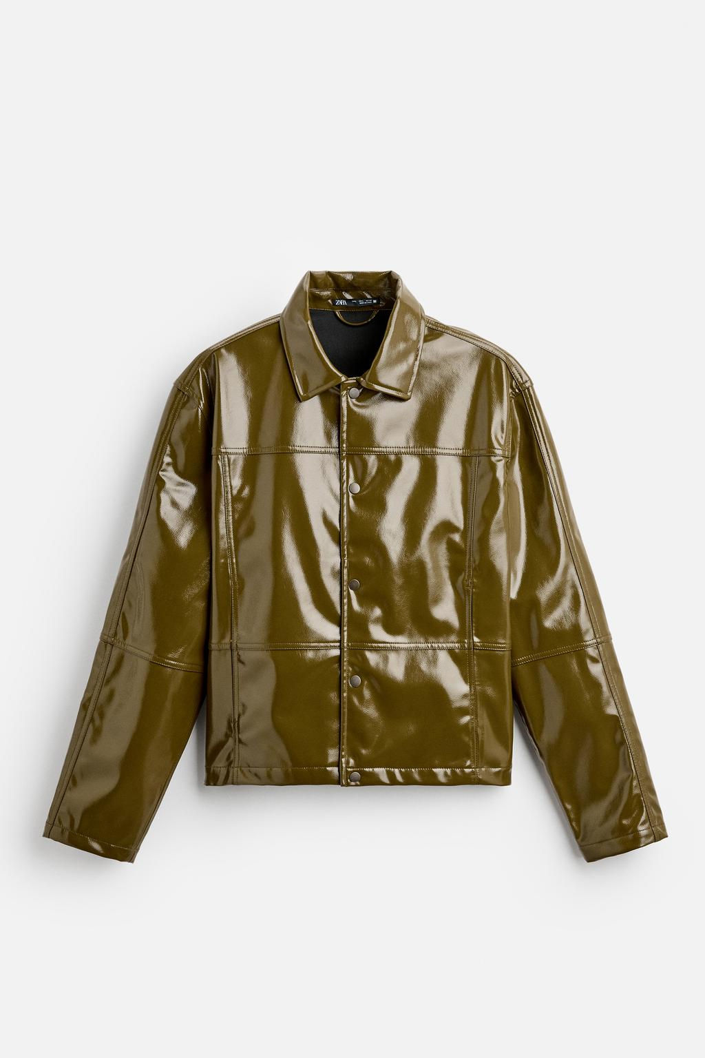 VINYL FINISH JACKET - Zara фото 7