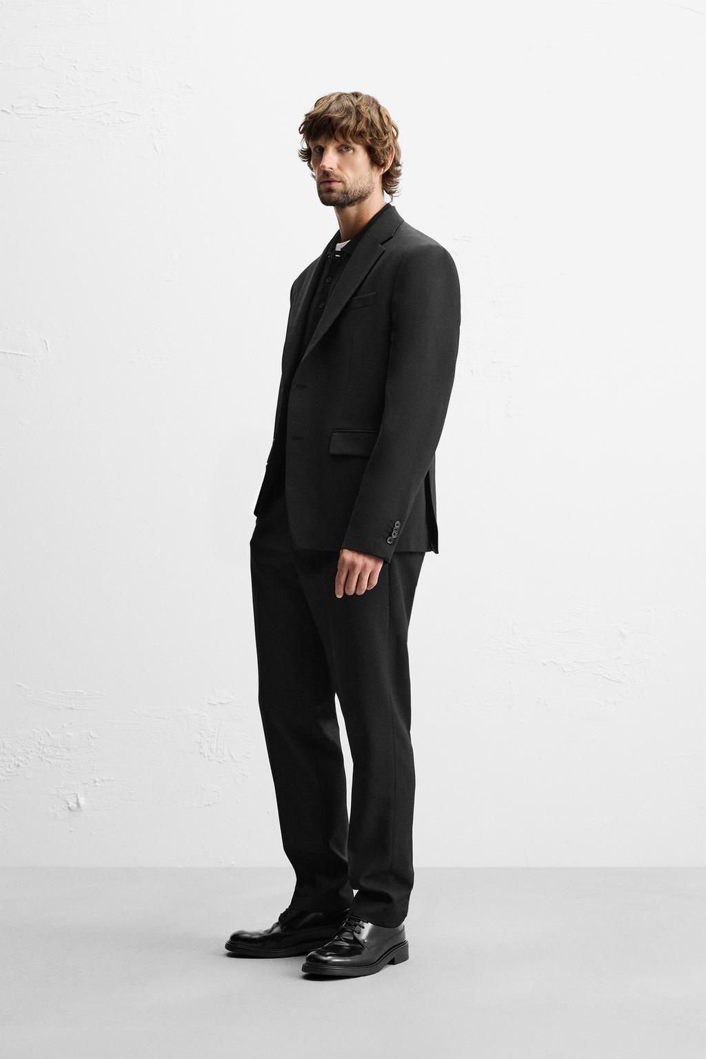 WOOL BLEND SUIT BLAZER - Zara фото 4