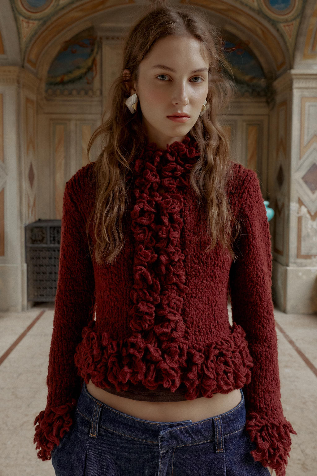 FRINGED KNIT CARDIGAN - Zara фото 7