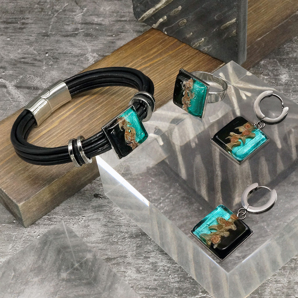 Серьги из муранского стекла EXTRAVAGANZA LS3154 - Vloes фото 6