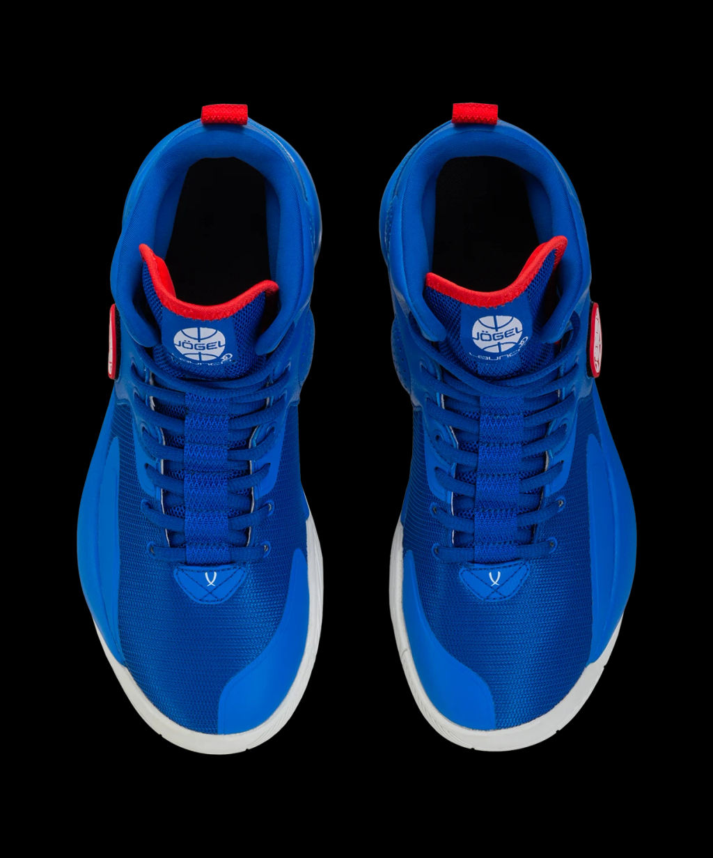 БЕЗ УПАКОВКИ Кроссовки баскетбольные JOGEL Launch MID, Blue/red/white