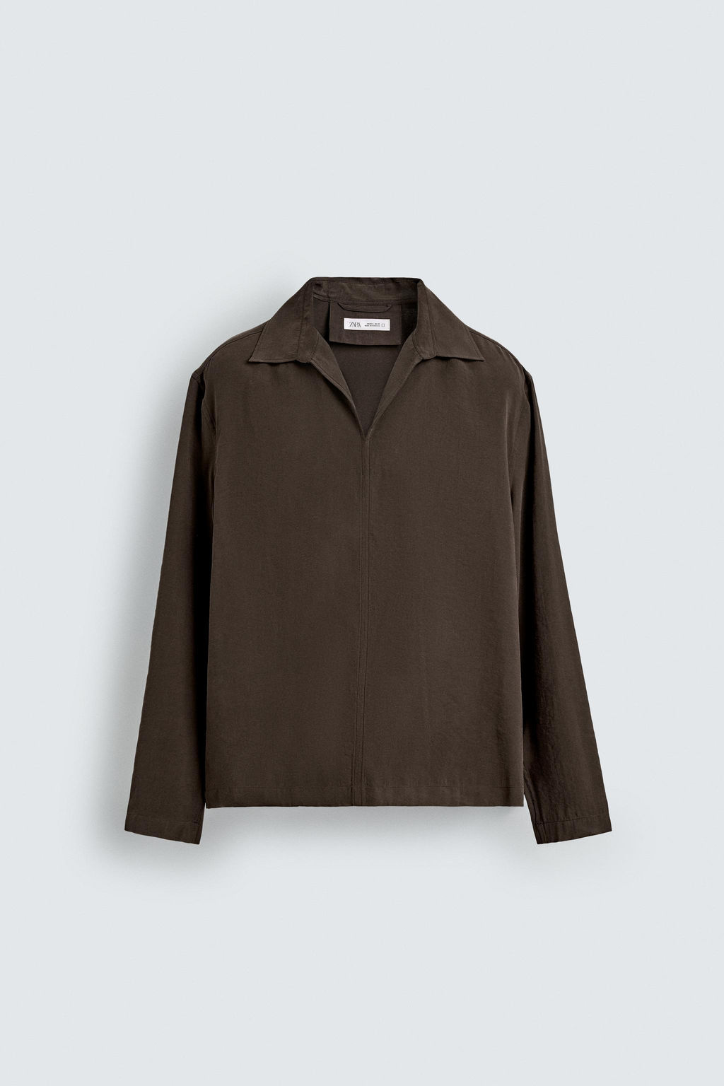 FLOWING POLO SHIRT - Zara фото 7