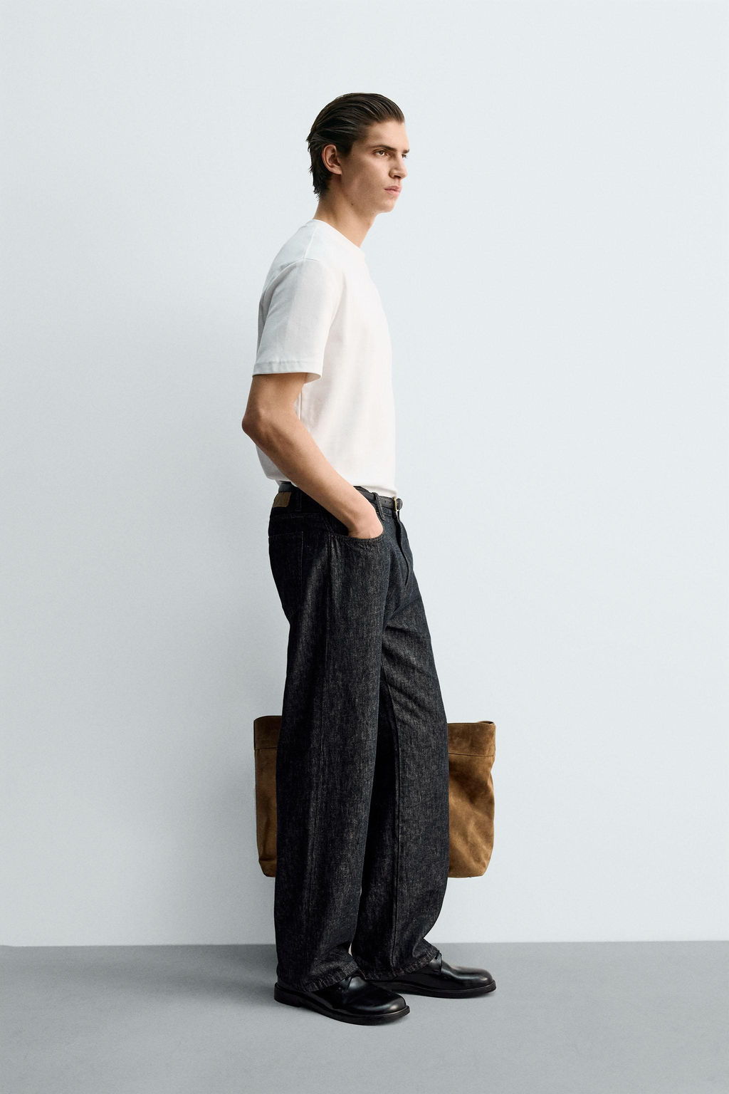 BASIC REGULAR FIT T-SHIRT - Zara фото 4