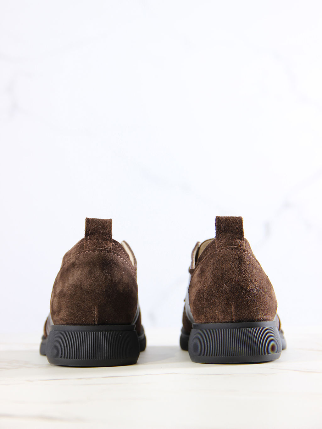 Полуботинки туфли 205.патрицияbl.Коричневая замша+коричневый