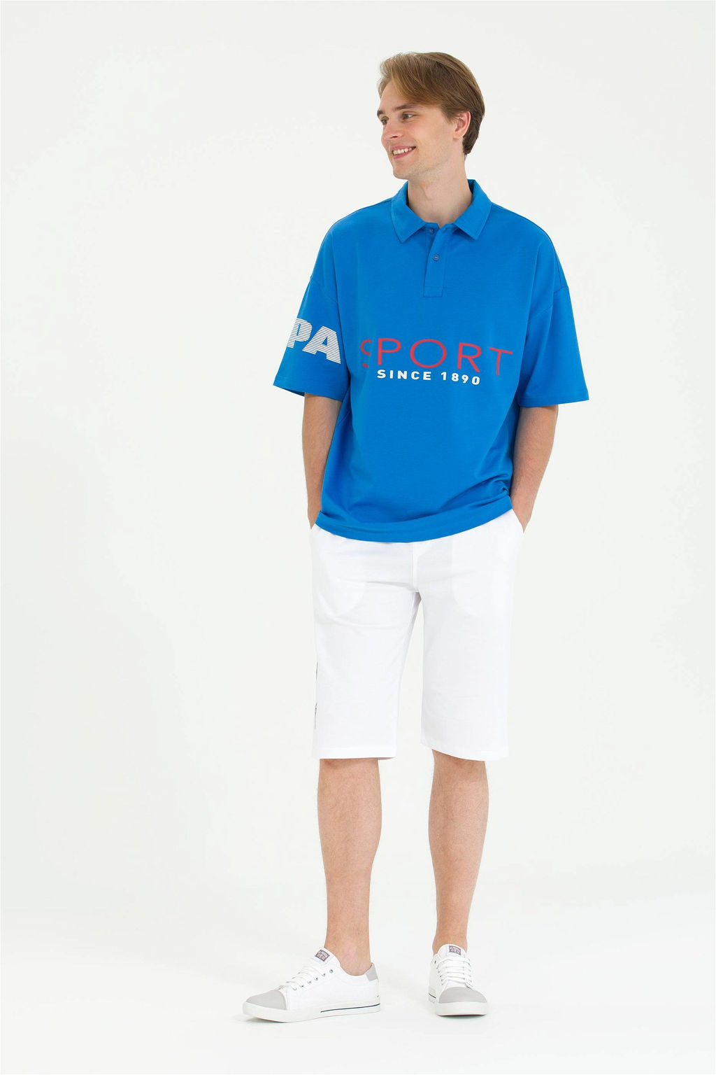 Мужские белые вязаные шорты - U.s. polo assn фото 10