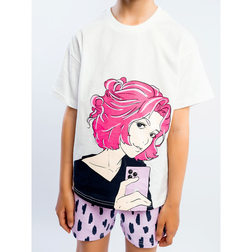 Комплект футболка кулирка, шорты футер 2х нитка петля 7010900101 - Youlala фото 11