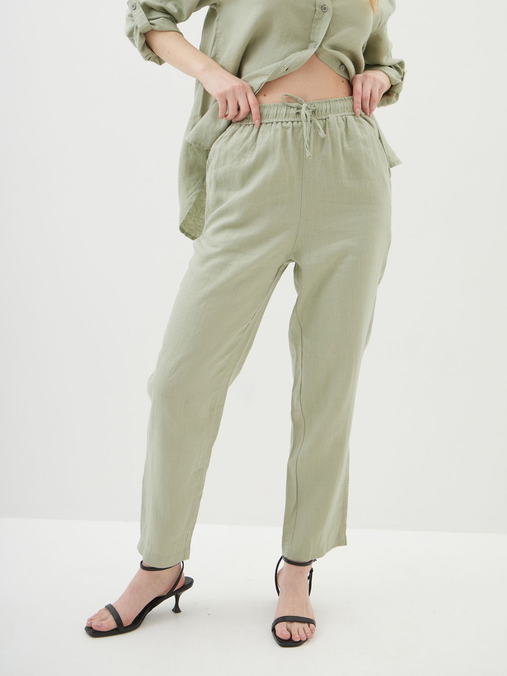 Женские льняные Брюки - Mossmore фото 66