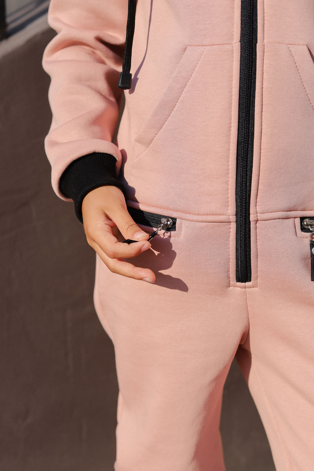 Комбинезон утепленный TRAVEL, пудра - Inzibe фото 10