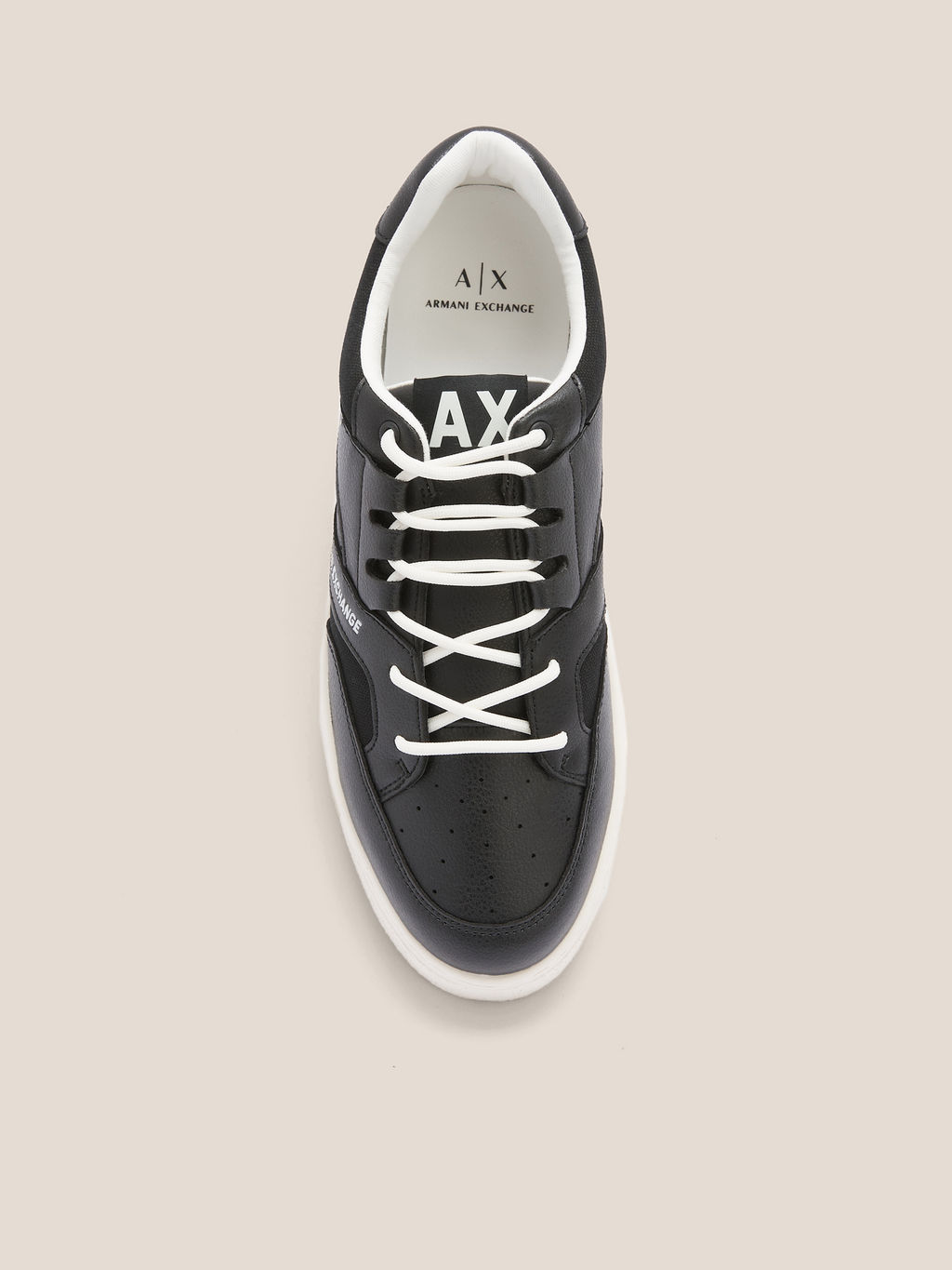 Мужские кеды ARMANI EXCHANGE Артикул 4359013, черный