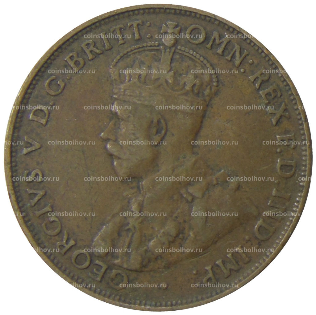 1 пенни 1921 года Австралия