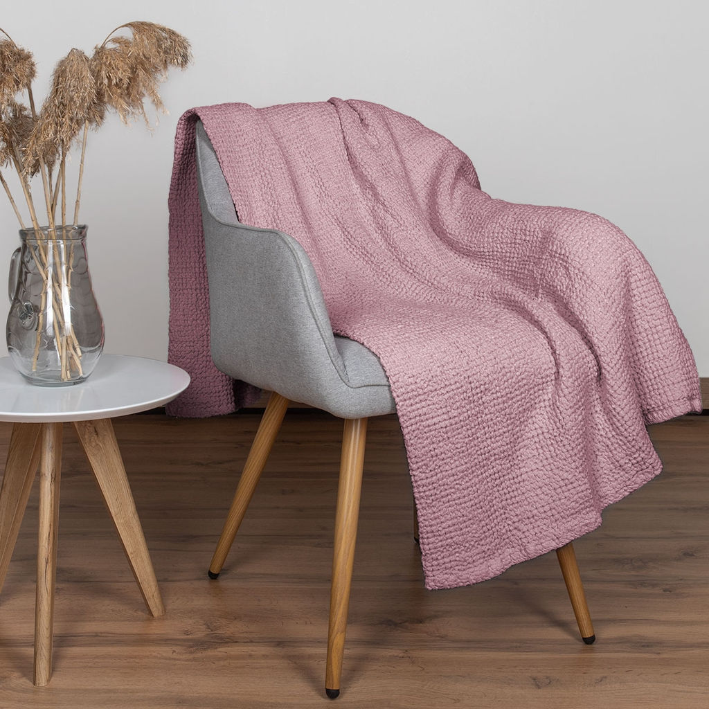 19с126-ШР/у./л.с.уп. 180*160 Плед "Зефир" цв.1504 светло-сиреневый