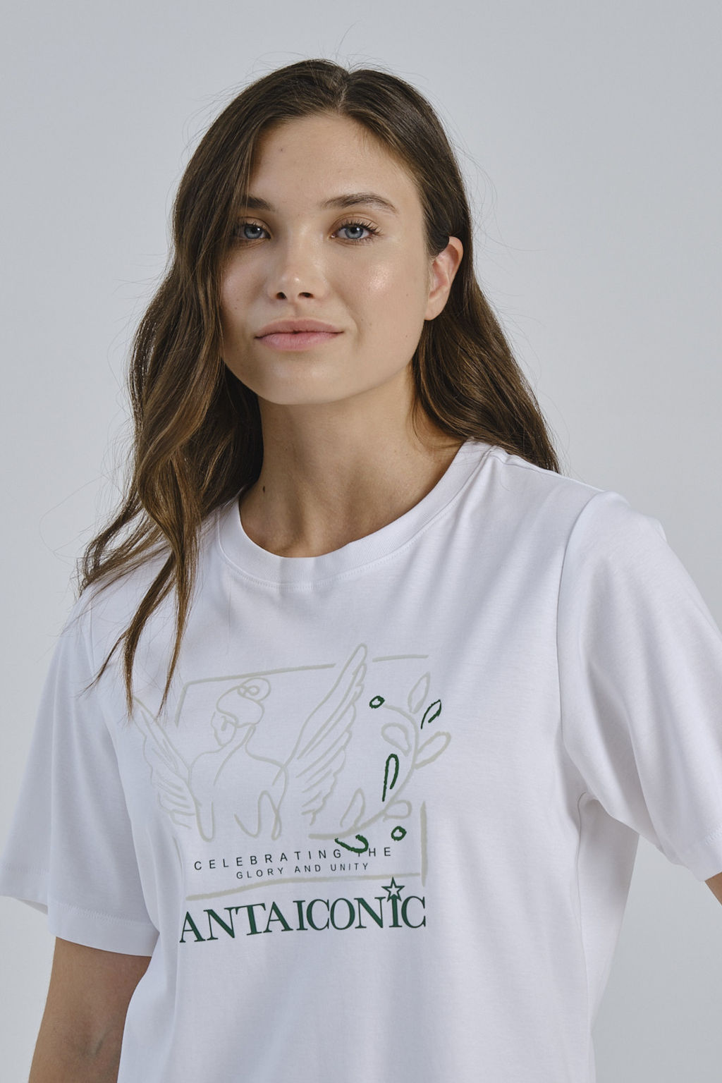 Футболка Белый ICONIC SS Tee - Anta фото 3