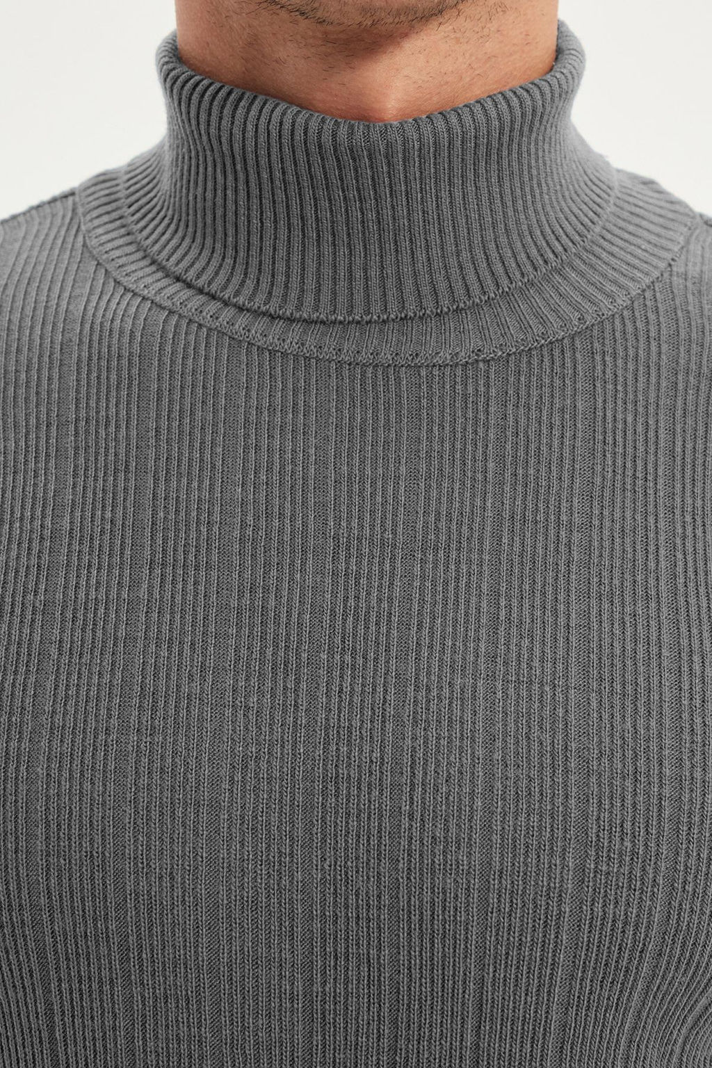 TRENDYOL MAN Bej Regular Fit Bal?kc? Yaka Triko Kazak TMNAW21KZ2502 - Trendyolmilla фото 20