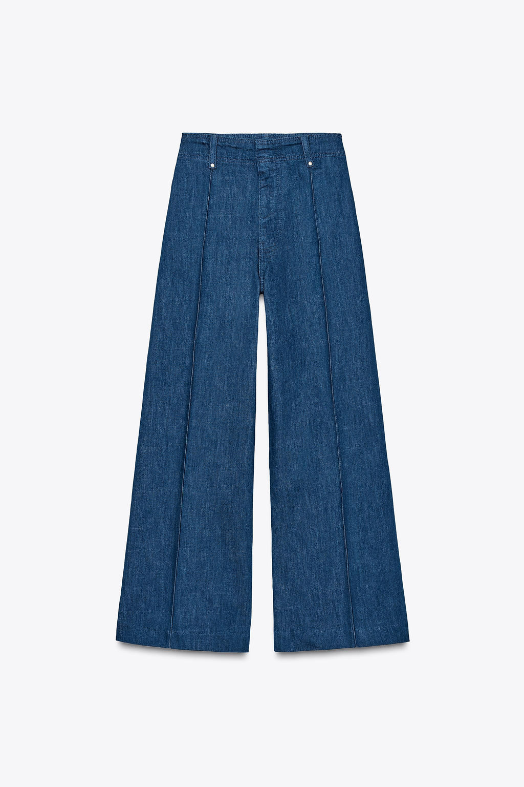 JEANS ZW COLLECTION WIDE LEG HIGH-WAIST - Zara фото 6