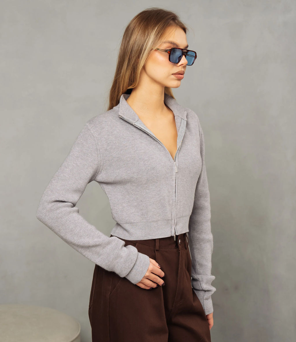 Джемпер #КТ121 (8), серый - Dommod фото 2