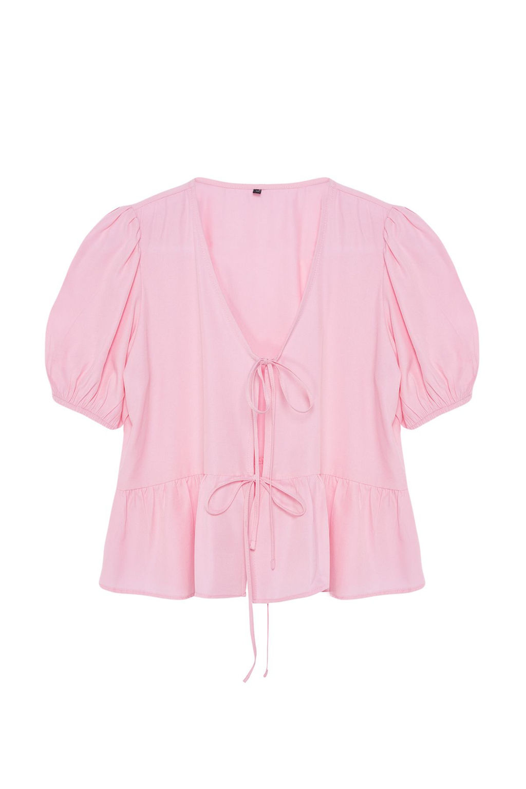Pembe Baglamal? Dokuma Gomlek TWOSS24GO00237