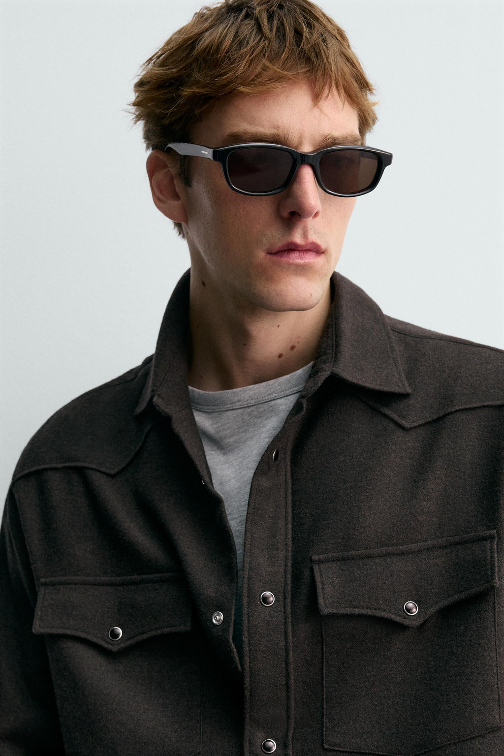 WESTERN SHIRT WITH WOOL AARON LEVINE X ZARA