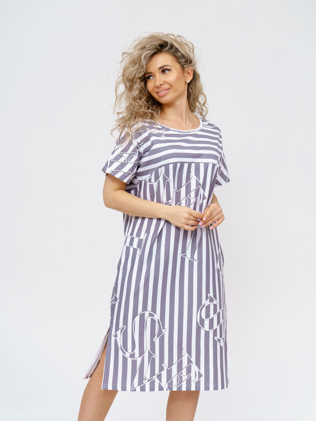 947 Платье "Серый"