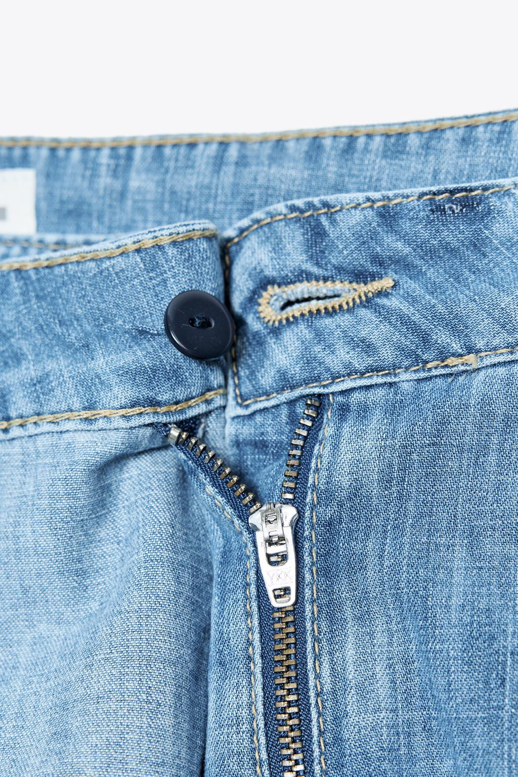 Z1975 WRAP DENIM SKORT - Zara фото 8