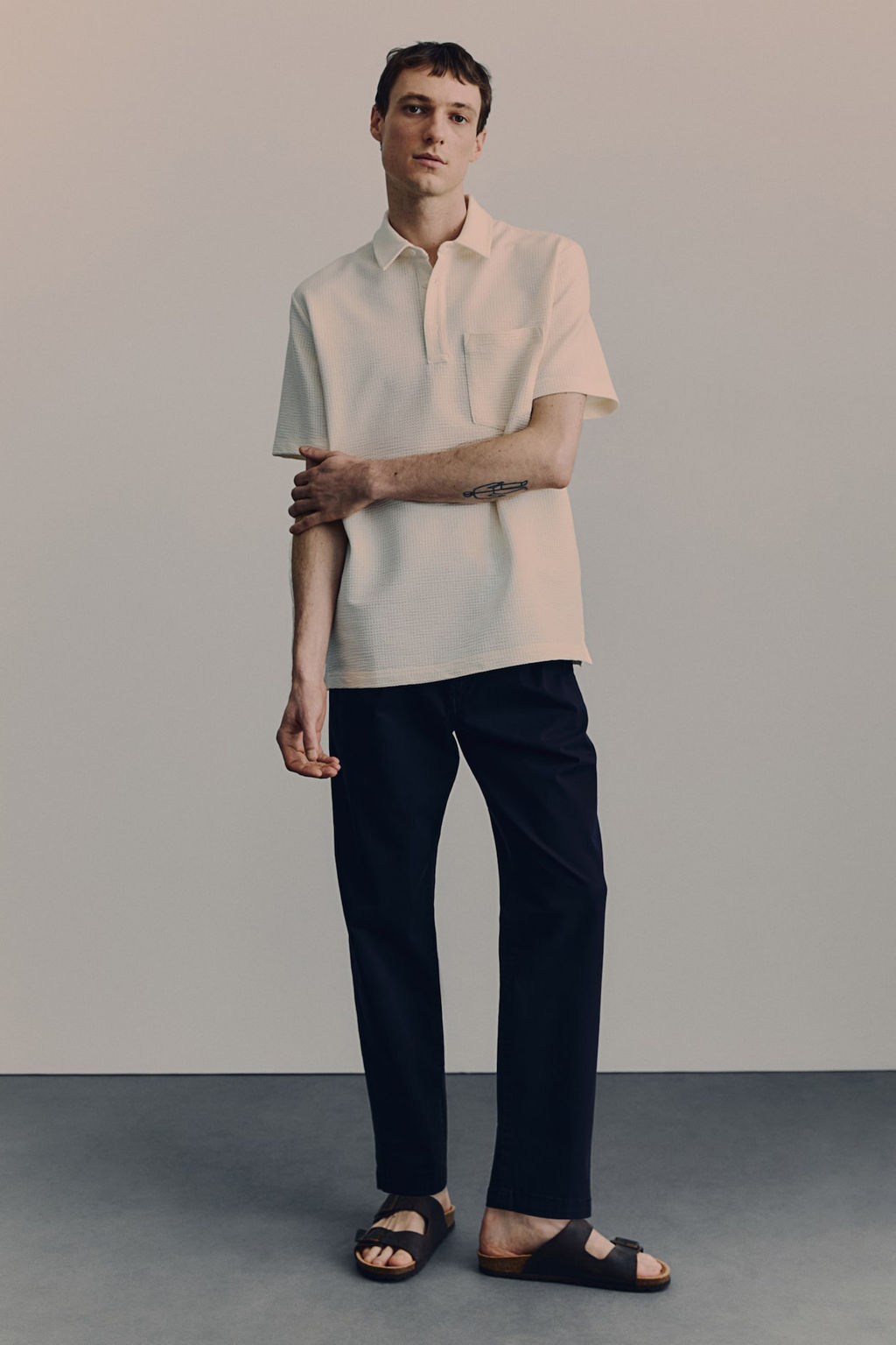 Polo resort gofrado Regular Fit - H&m фото 2