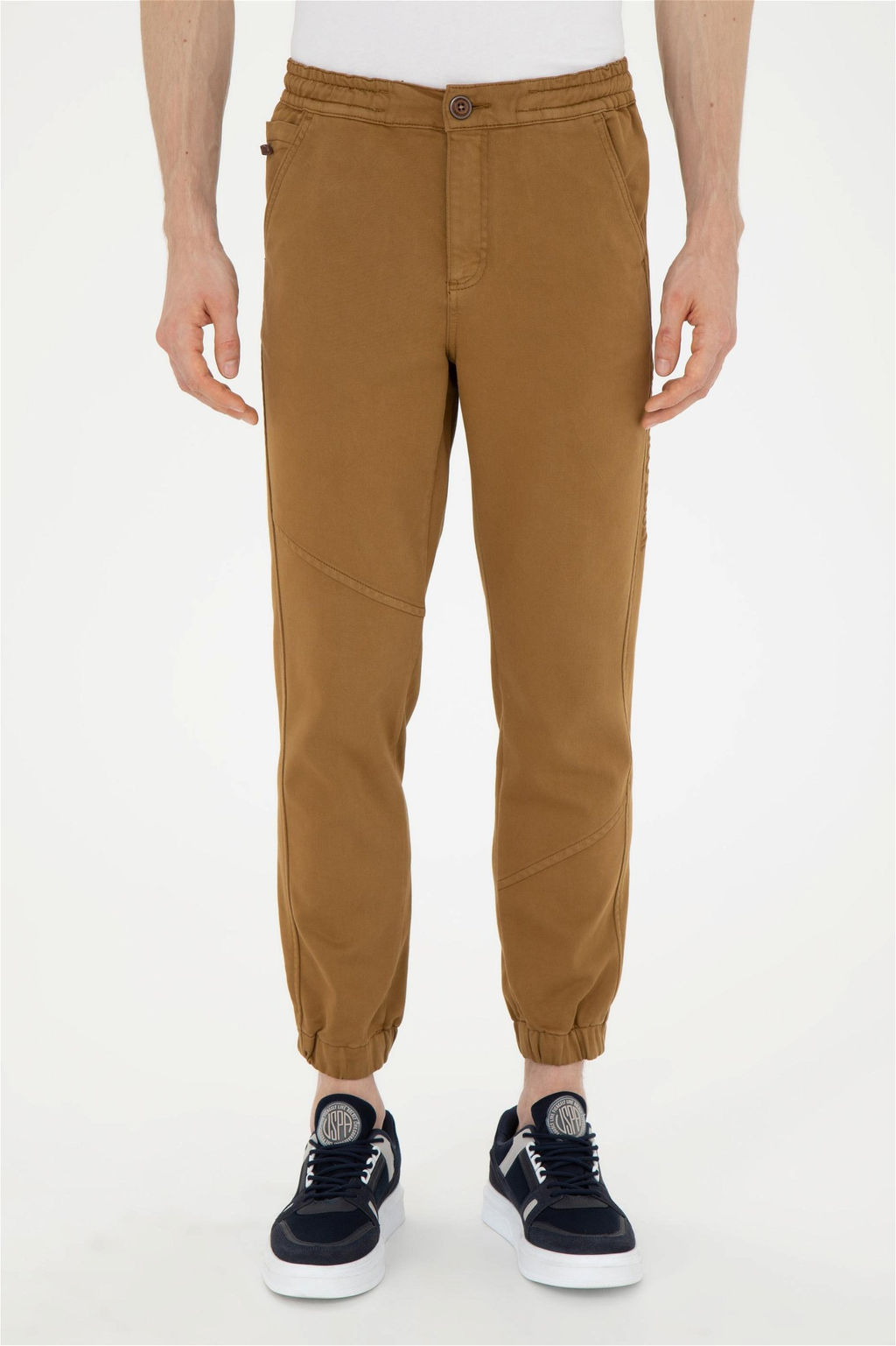 Мужские брюки из плотной ткани светло-хаки - U.s. polo assn фото 2