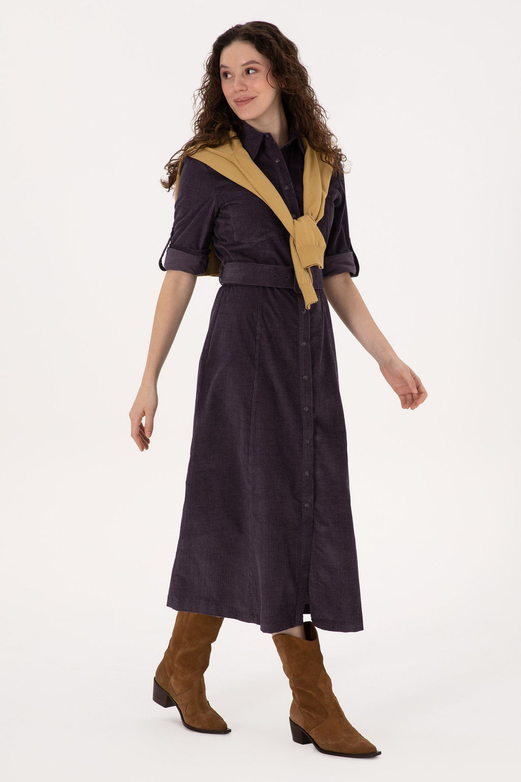 Kad_n M_rd_m Dokuma Elbise - U.s. polo assn фото 3