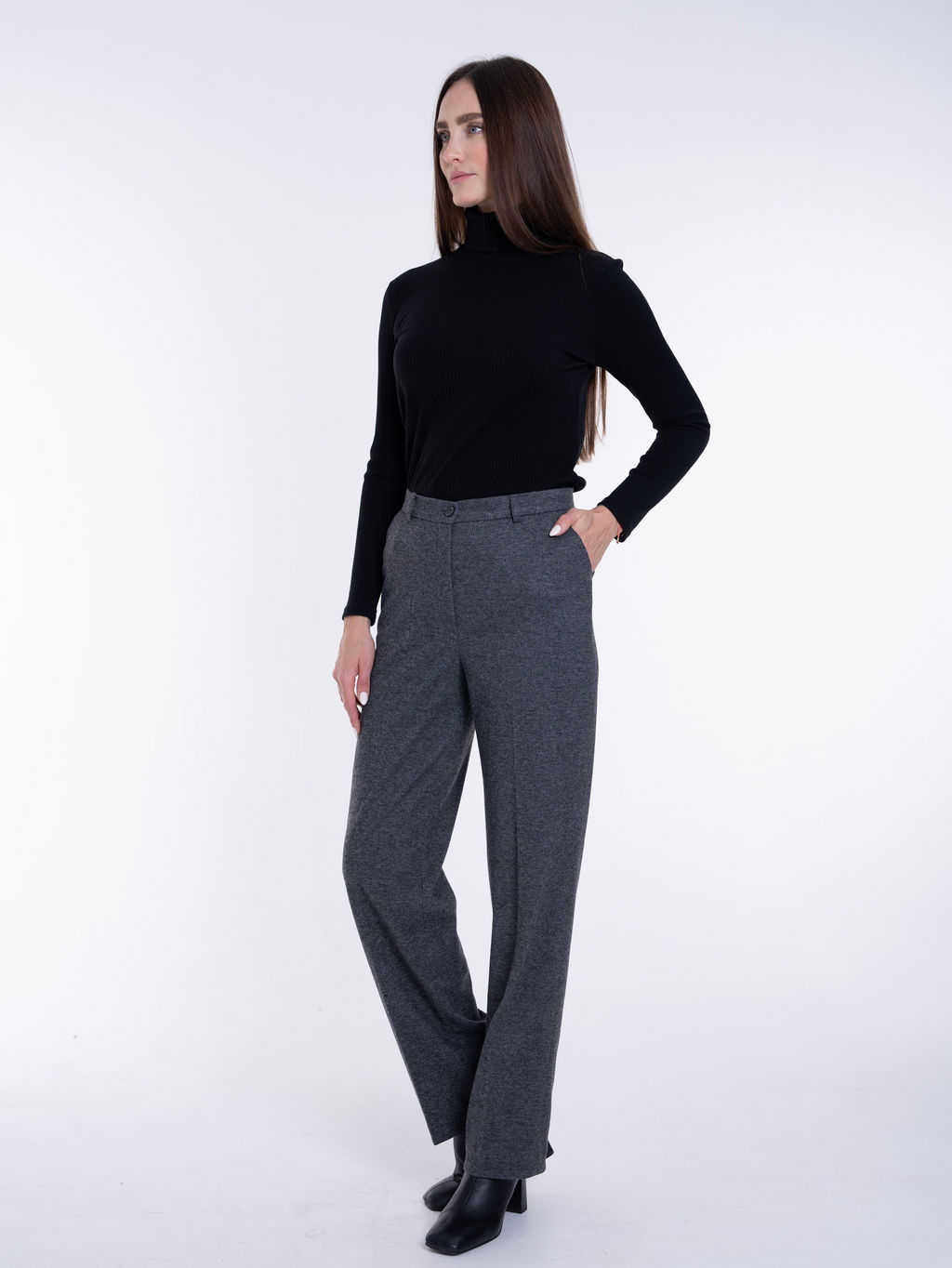 В составе ШЕРСТЬ, брюки для холодной погоды,ВЫСОКАЯ ПОСАДКА