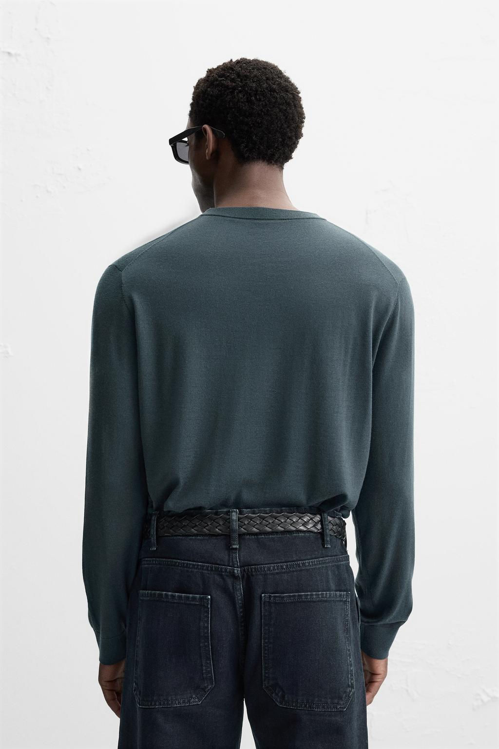 LIGHTWEIGHT 100% WOOL SWEATER - Zara фото 7
