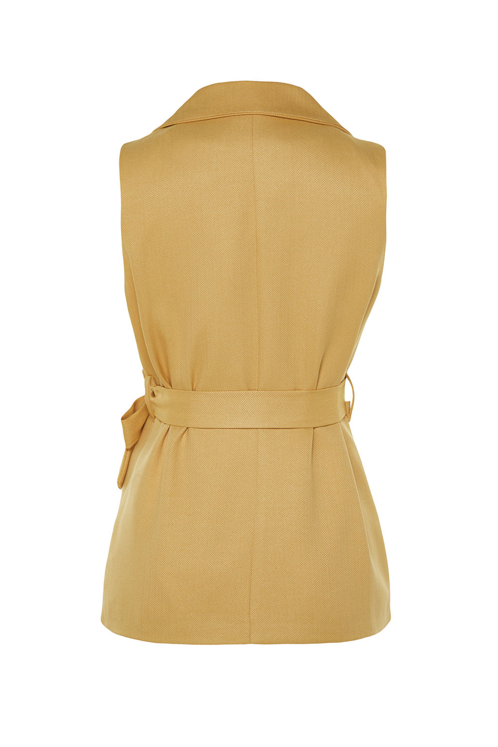 Siyah Regular Kemerli Dokuma Yelek TWOAW23YE00021 - Trendyolmilla фото 16