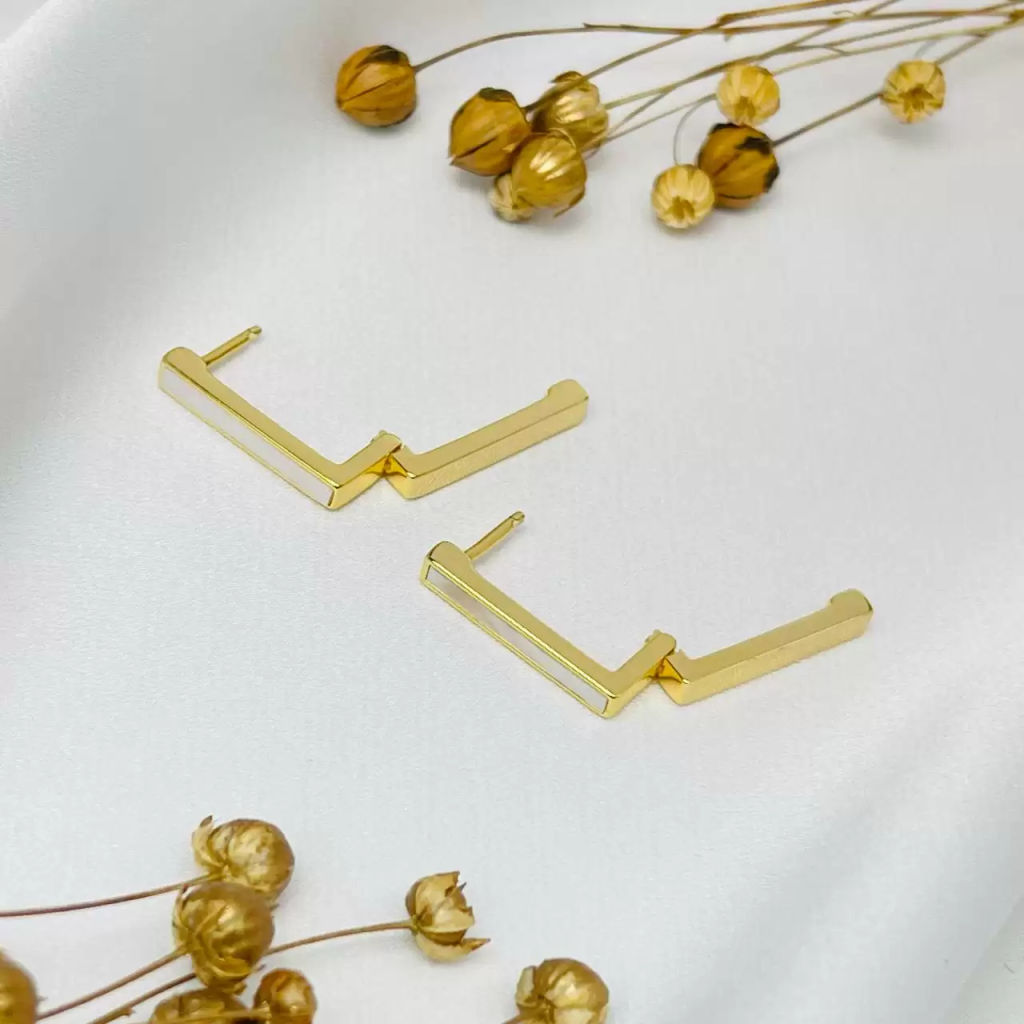 Серьги с Перламутром