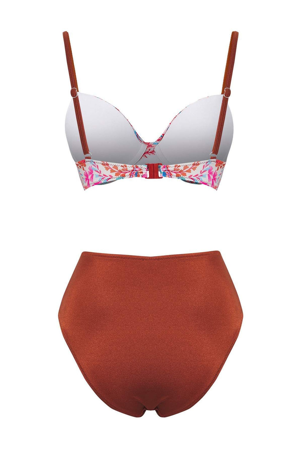 TRENDYOLMILLA Leopar Desenli Balkonet Balenli Yuksek Bel Regular Bikini Tak?m? TBESS25BT00124  фото 6