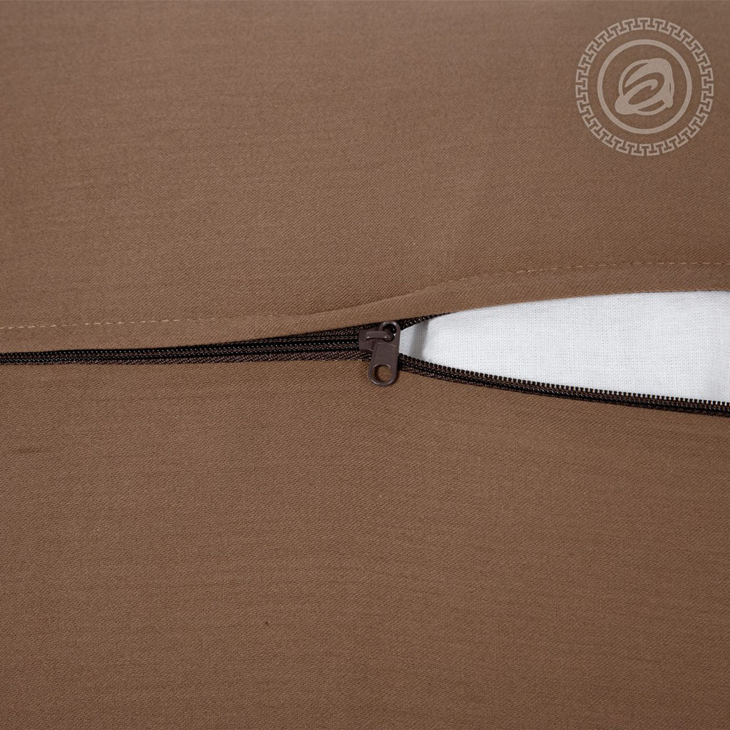 Наволочка Коричневый 70х70/2 шт. - 70х70 Гламур