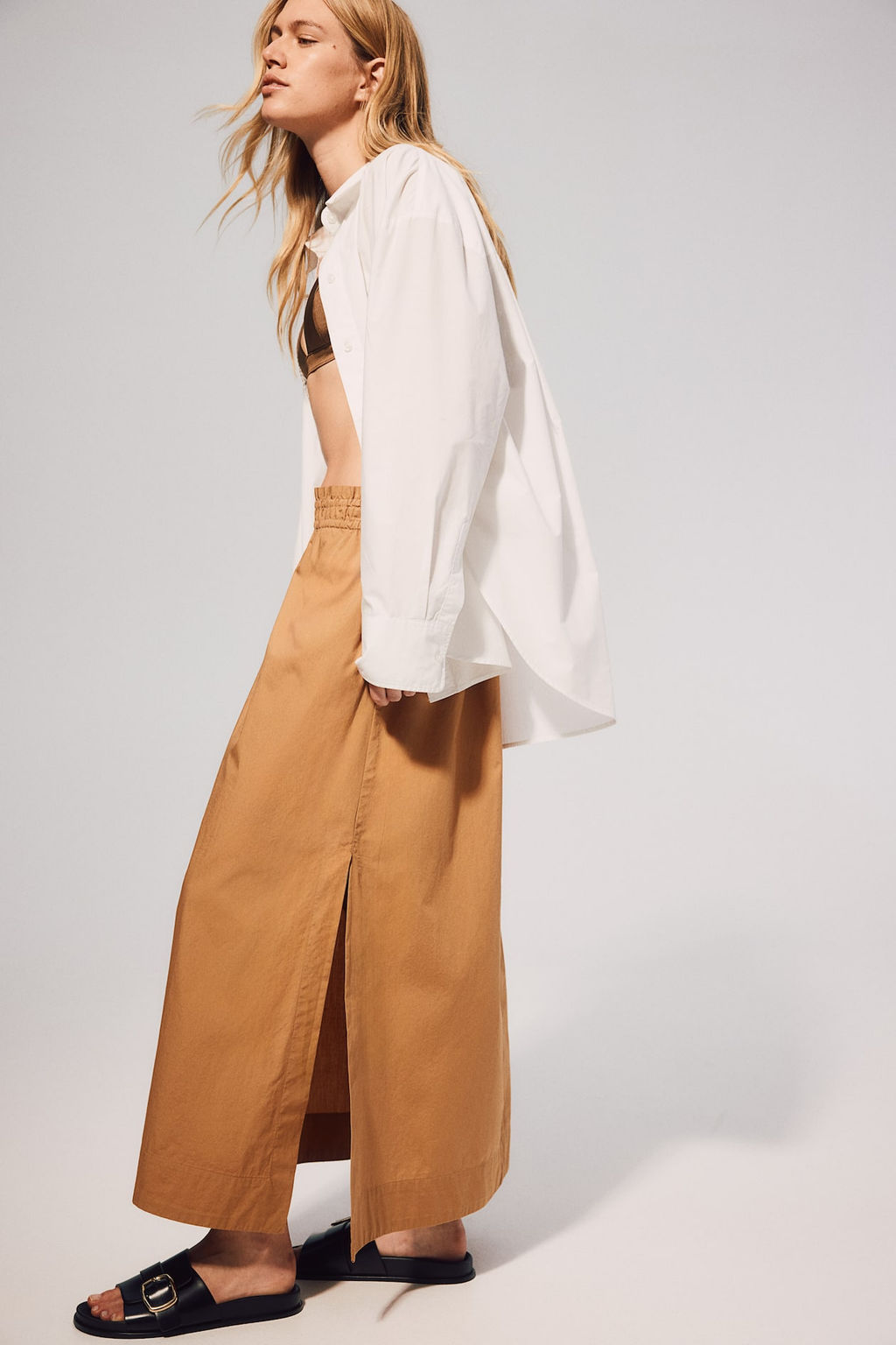 Falda larga de algodon - H&m фото 4