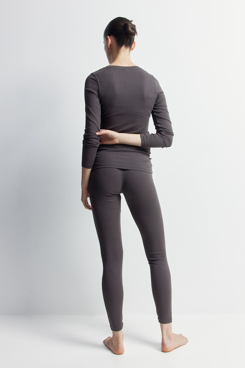 MAMA 2-piece ribbed set - H&m фото 4