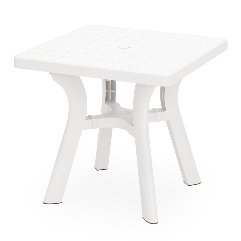 Стол квадратный "Атлант" 800мм (белый) М8821