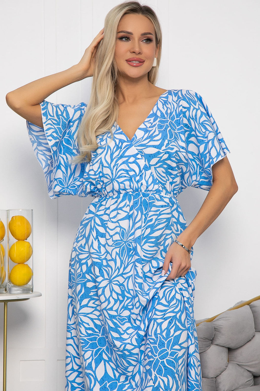 Платье Летнее настроение (голубое) П13728-7М - Lt collection фото 8