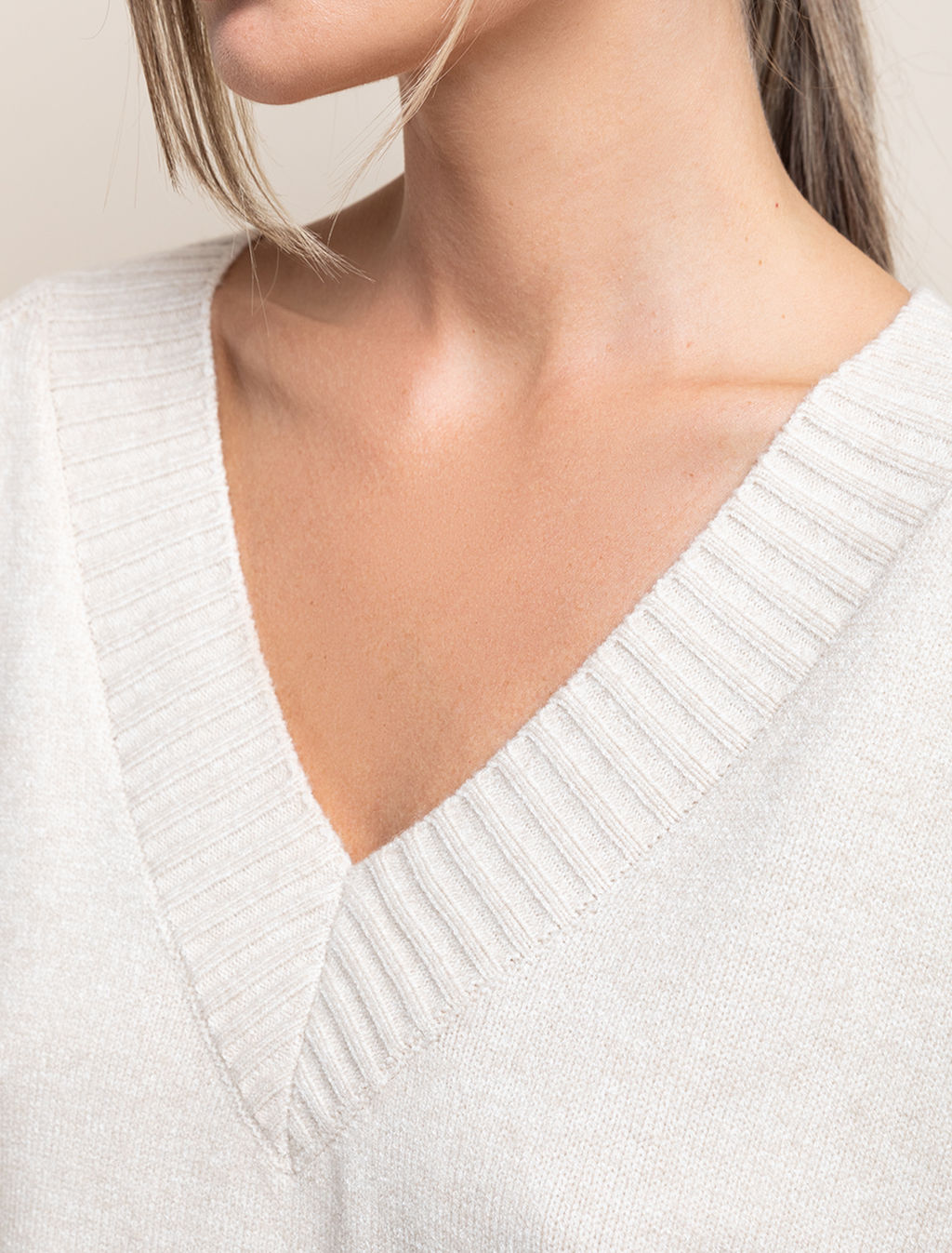 Джемпер из пряжи с кашемиром - Vilatte фото 3