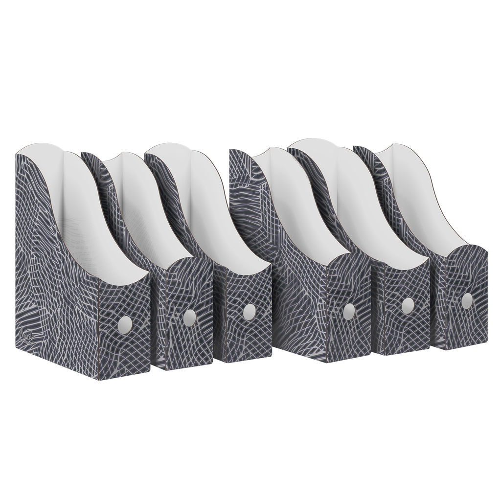 VAL MN-3VP-85 Лотки для бумаг верт., 31*23.5*8.5 см, набор 6 шт., MONET NIGHT, шт